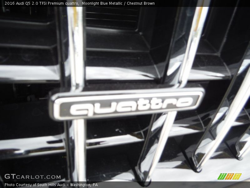 Moonlight Blue Metallic / Chestnut Brown 2016 Audi Q5 2.0 TFSI Premium quattro