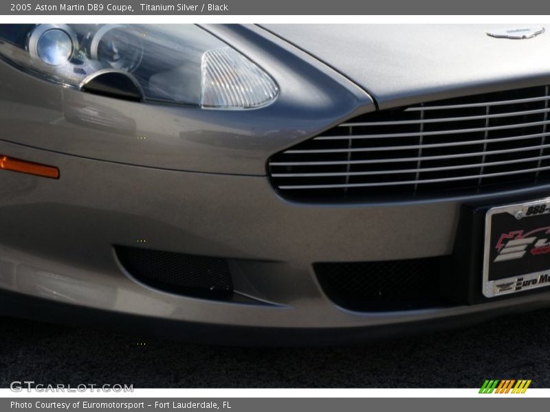 Titanium Silver / Black 2005 Aston Martin DB9 Coupe