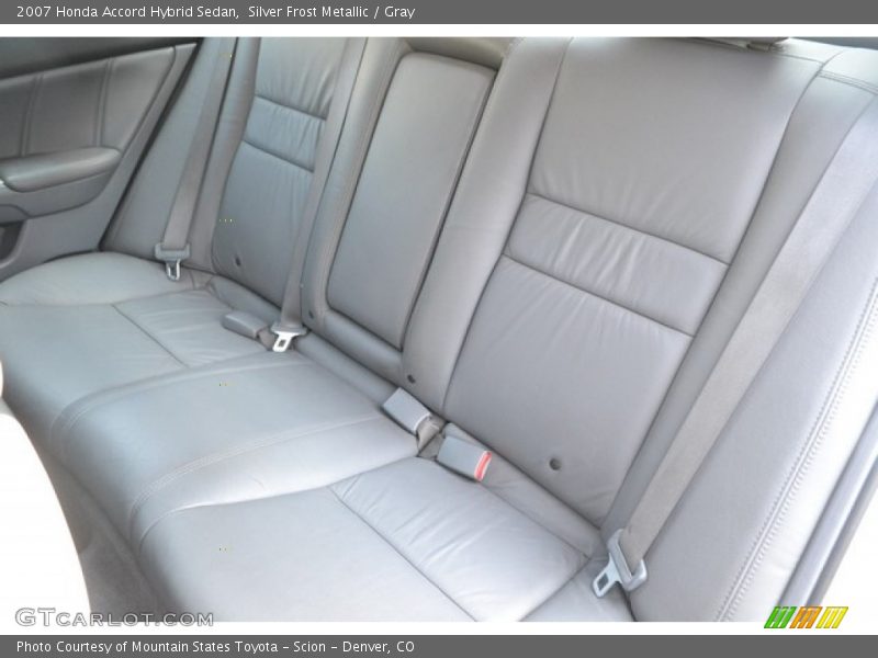 Silver Frost Metallic / Gray 2007 Honda Accord Hybrid Sedan