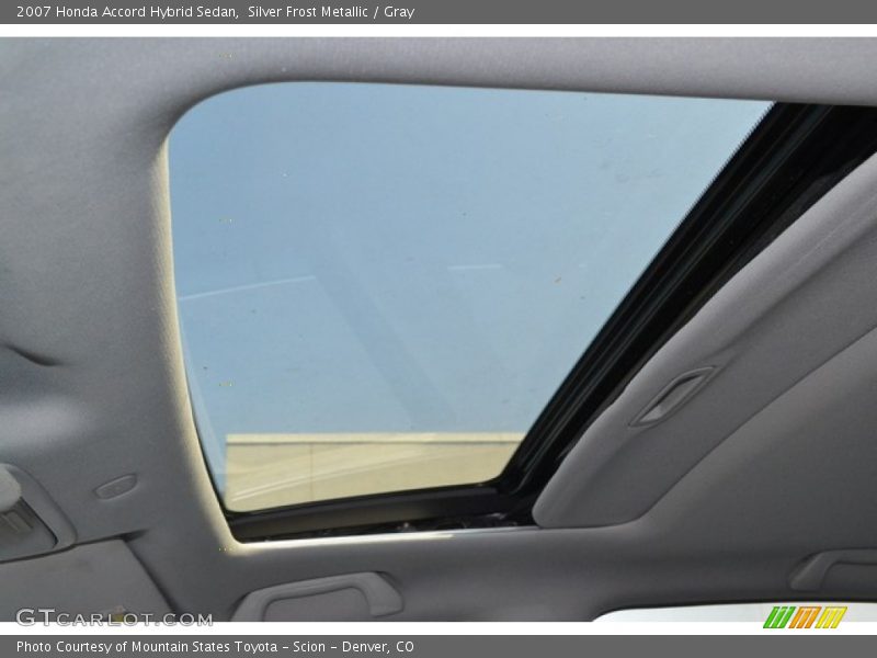 Silver Frost Metallic / Gray 2007 Honda Accord Hybrid Sedan