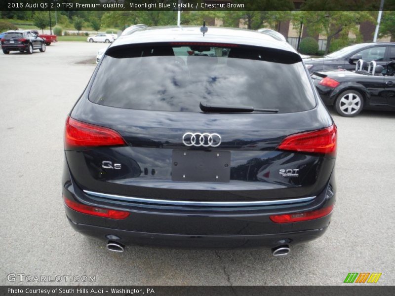 Moonlight Blue Metallic / Chestnut Brown 2016 Audi Q5 2.0 TFSI Premium quattro