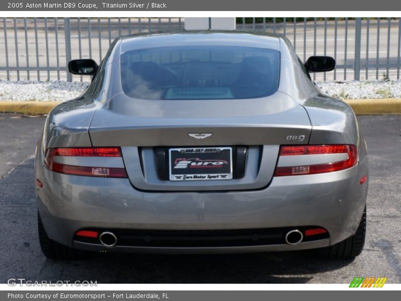 Titanium Silver / Black 2005 Aston Martin DB9 Coupe