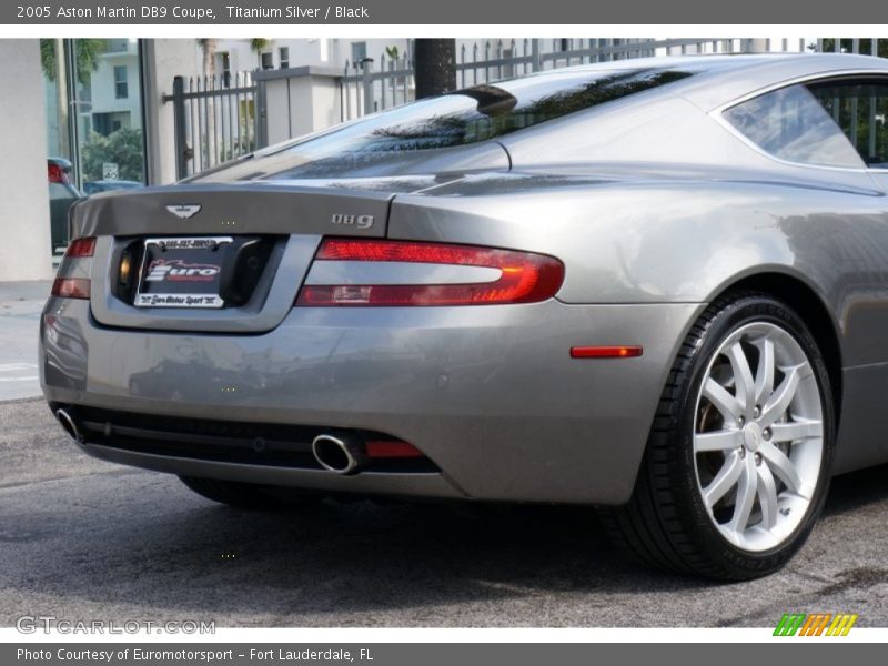 Titanium Silver / Black 2005 Aston Martin DB9 Coupe