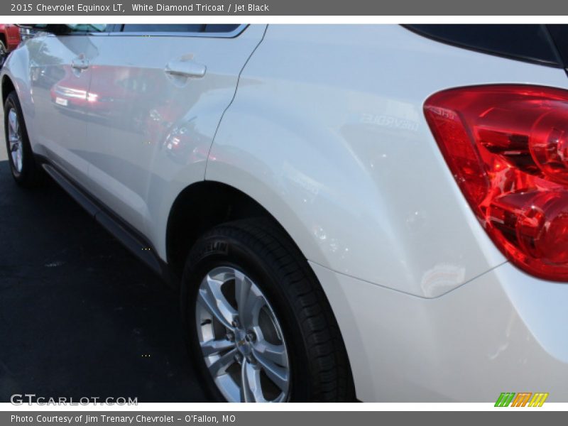 White Diamond Tricoat / Jet Black 2015 Chevrolet Equinox LT