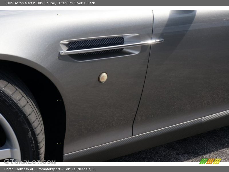 Titanium Silver / Black 2005 Aston Martin DB9 Coupe