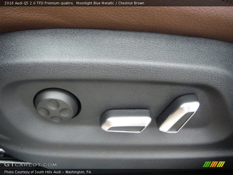 Moonlight Blue Metallic / Chestnut Brown 2016 Audi Q5 2.0 TFSI Premium quattro