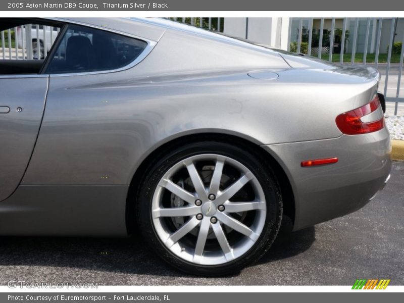 Titanium Silver / Black 2005 Aston Martin DB9 Coupe