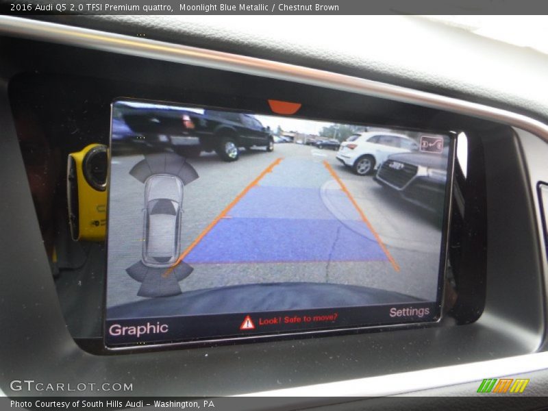 Moonlight Blue Metallic / Chestnut Brown 2016 Audi Q5 2.0 TFSI Premium quattro