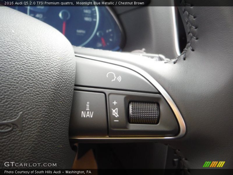 Moonlight Blue Metallic / Chestnut Brown 2016 Audi Q5 2.0 TFSI Premium quattro