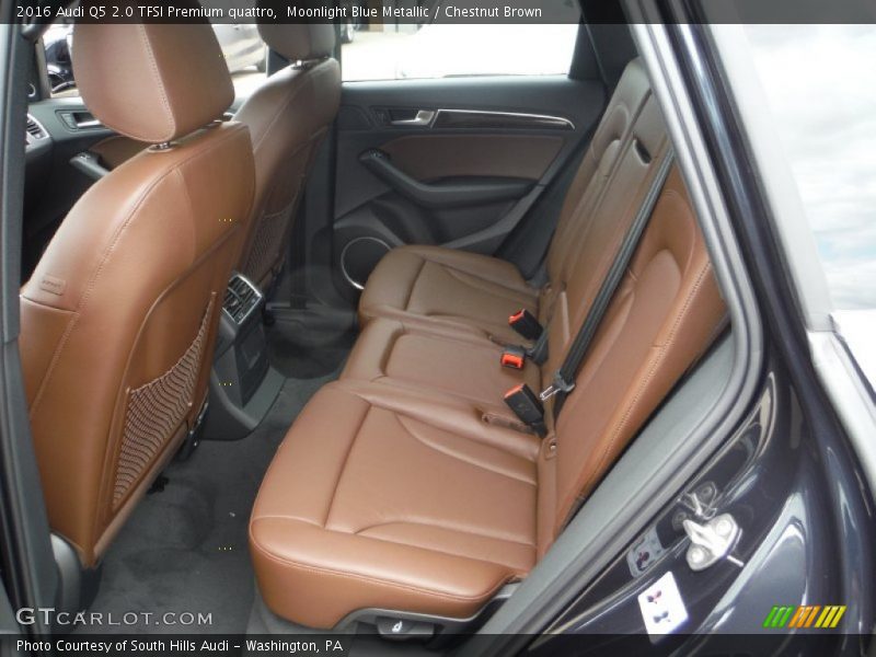 Moonlight Blue Metallic / Chestnut Brown 2016 Audi Q5 2.0 TFSI Premium quattro