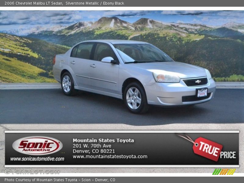 Silverstone Metallic / Ebony Black 2006 Chevrolet Malibu LT Sedan