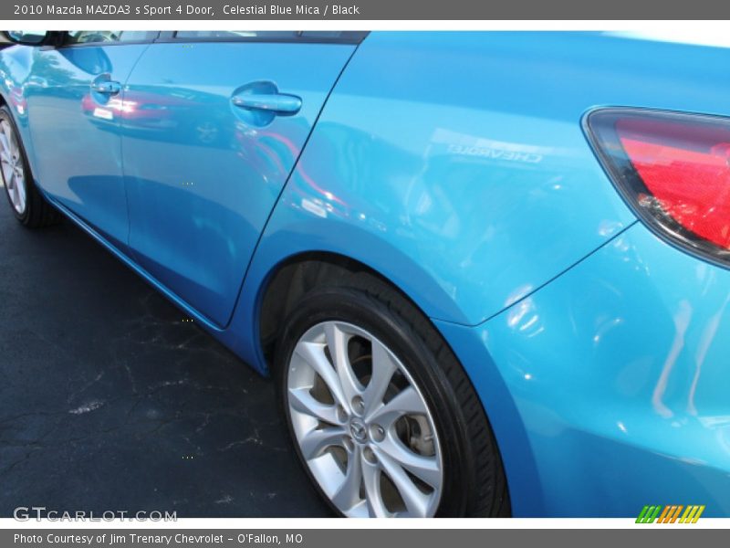 Celestial Blue Mica / Black 2010 Mazda MAZDA3 s Sport 4 Door