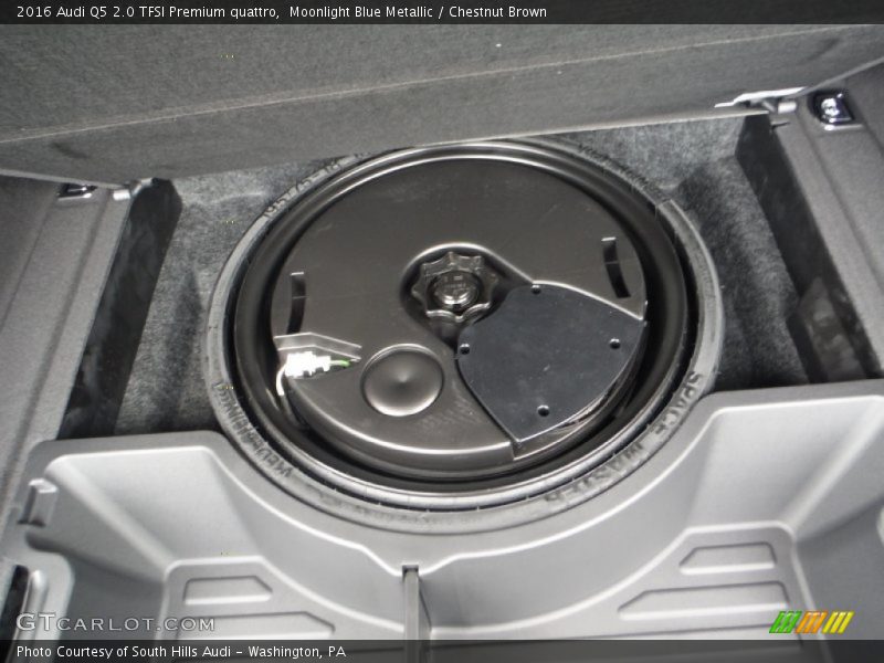 Moonlight Blue Metallic / Chestnut Brown 2016 Audi Q5 2.0 TFSI Premium quattro