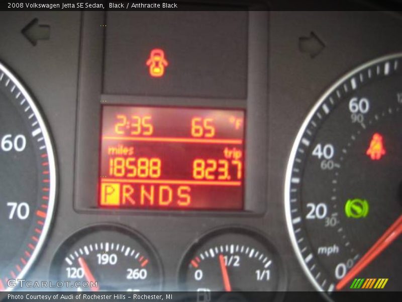 Black / Anthracite Black 2008 Volkswagen Jetta SE Sedan