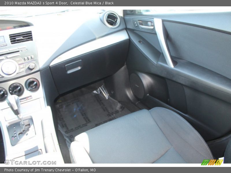 Celestial Blue Mica / Black 2010 Mazda MAZDA3 s Sport 4 Door