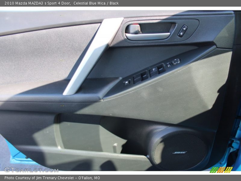 Celestial Blue Mica / Black 2010 Mazda MAZDA3 s Sport 4 Door