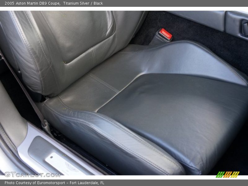 Titanium Silver / Black 2005 Aston Martin DB9 Coupe