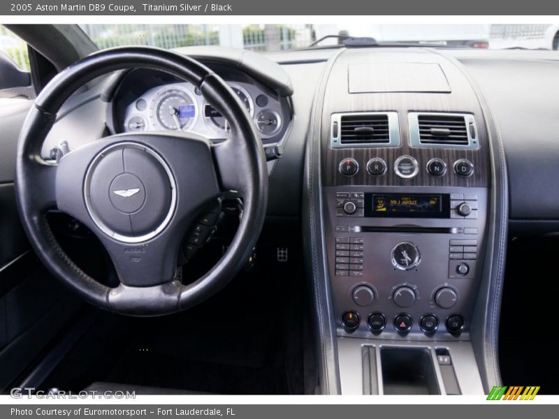 Titanium Silver / Black 2005 Aston Martin DB9 Coupe