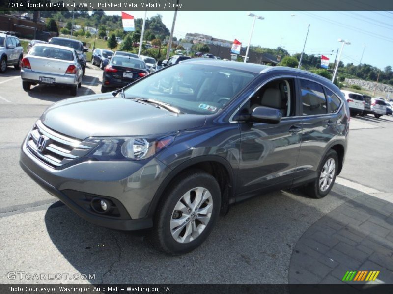 Polished Metal Metallic / Gray 2014 Honda CR-V EX-L AWD