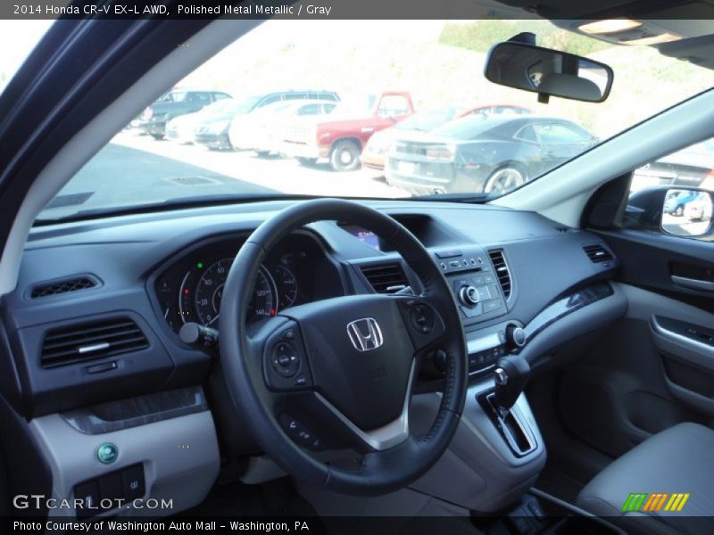 Polished Metal Metallic / Gray 2014 Honda CR-V EX-L AWD