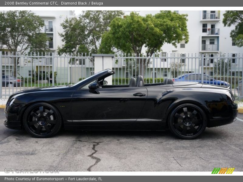 Diamond Black / Beluga 2008 Bentley Continental GTC