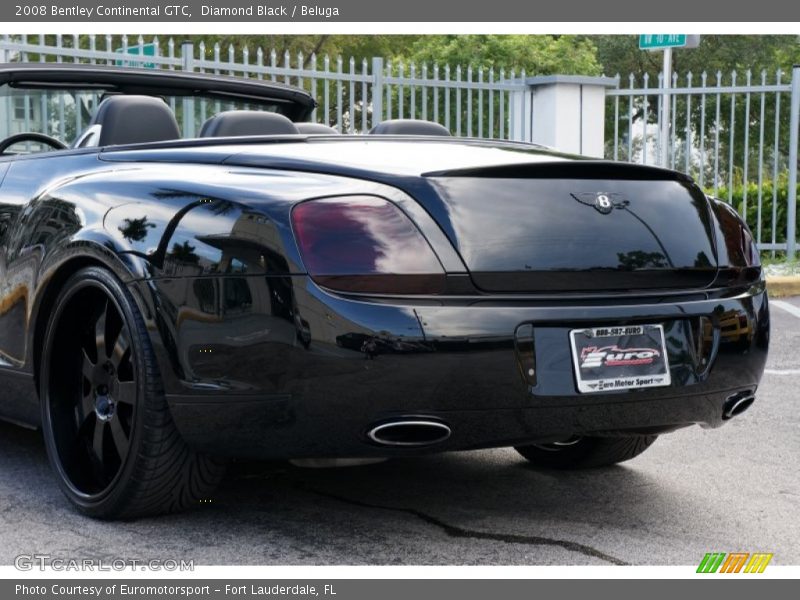 Diamond Black / Beluga 2008 Bentley Continental GTC