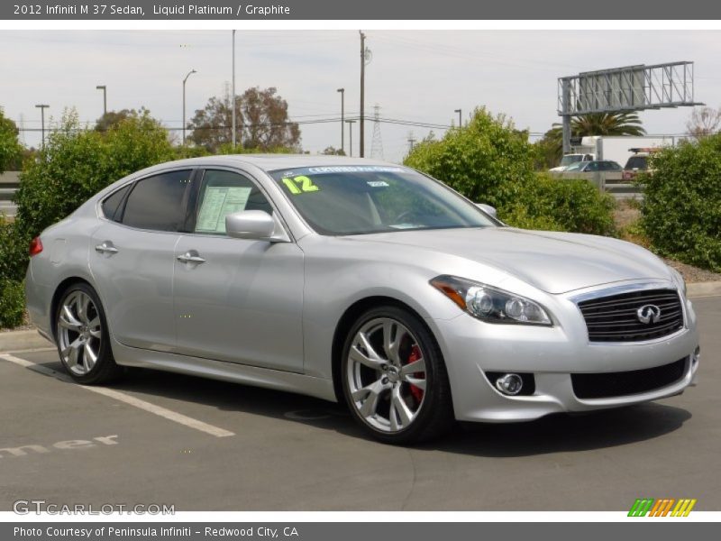 Liquid Platinum / Graphite 2012 Infiniti M 37 Sedan