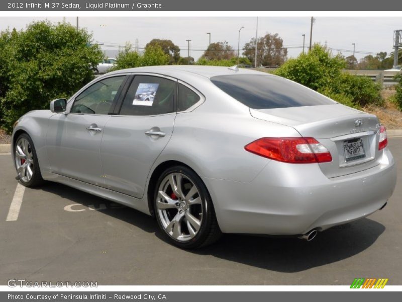 Liquid Platinum / Graphite 2012 Infiniti M 37 Sedan