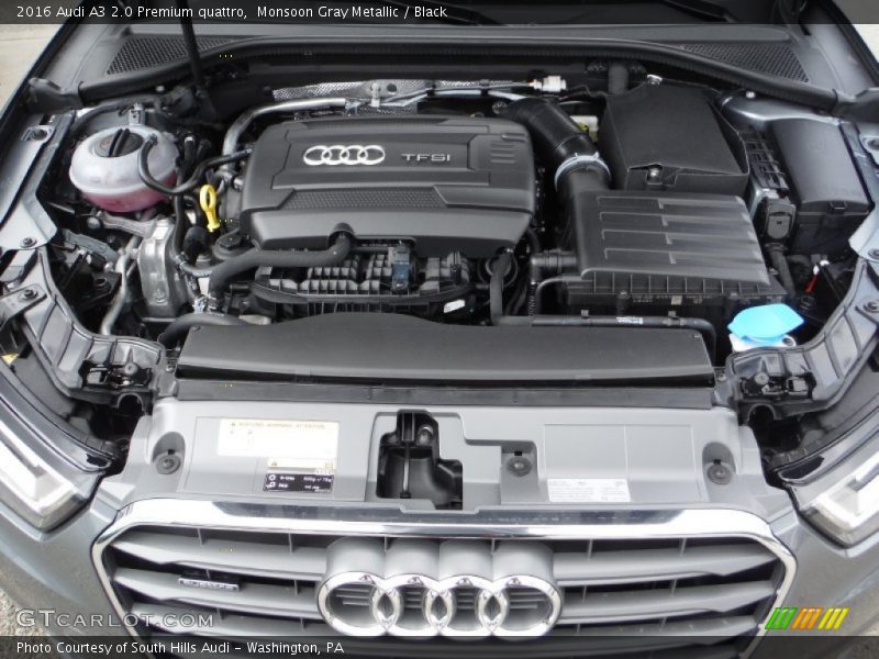  2016 A3 2.0 Premium quattro Engine - 2.0 Liter Turbocharged/TFSI DOHC 16-Valve VVT 4 Cylinder