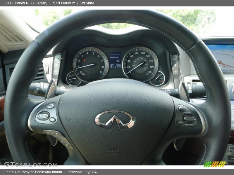 Liquid Platinum / Graphite 2012 Infiniti M 37 Sedan