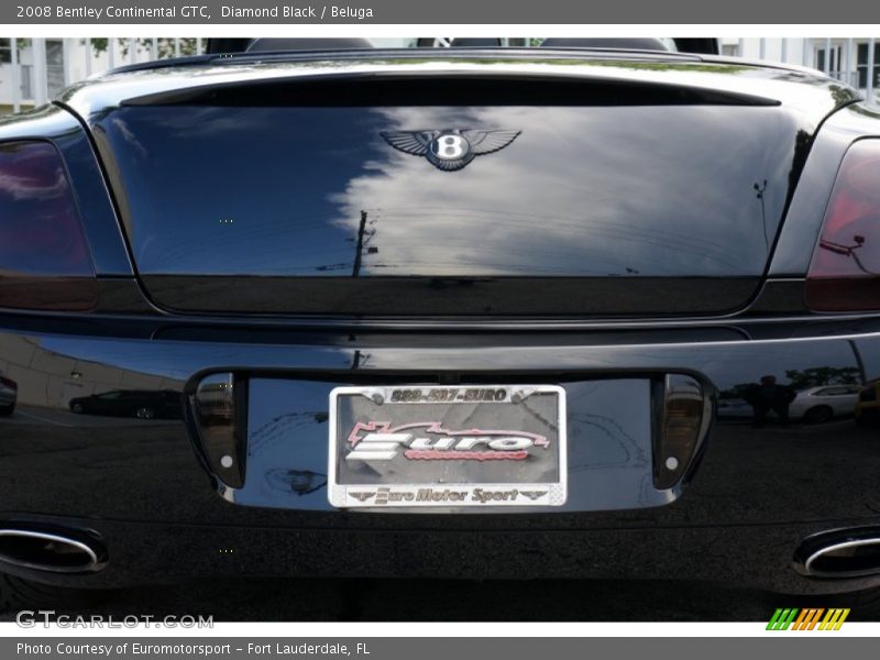 Diamond Black / Beluga 2008 Bentley Continental GTC