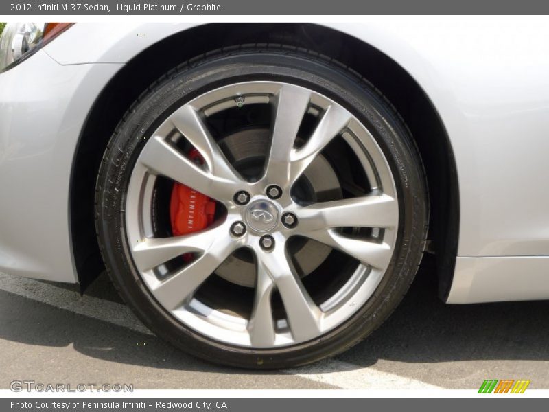 Liquid Platinum / Graphite 2012 Infiniti M 37 Sedan