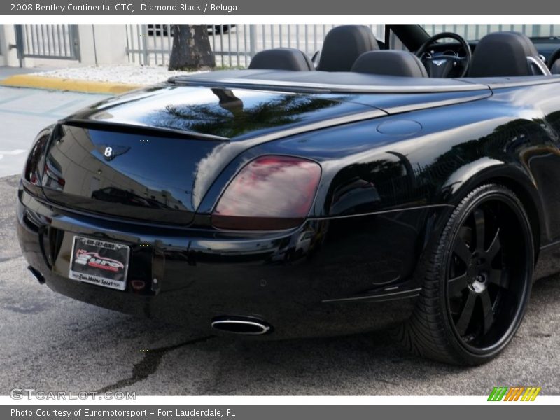 Diamond Black / Beluga 2008 Bentley Continental GTC