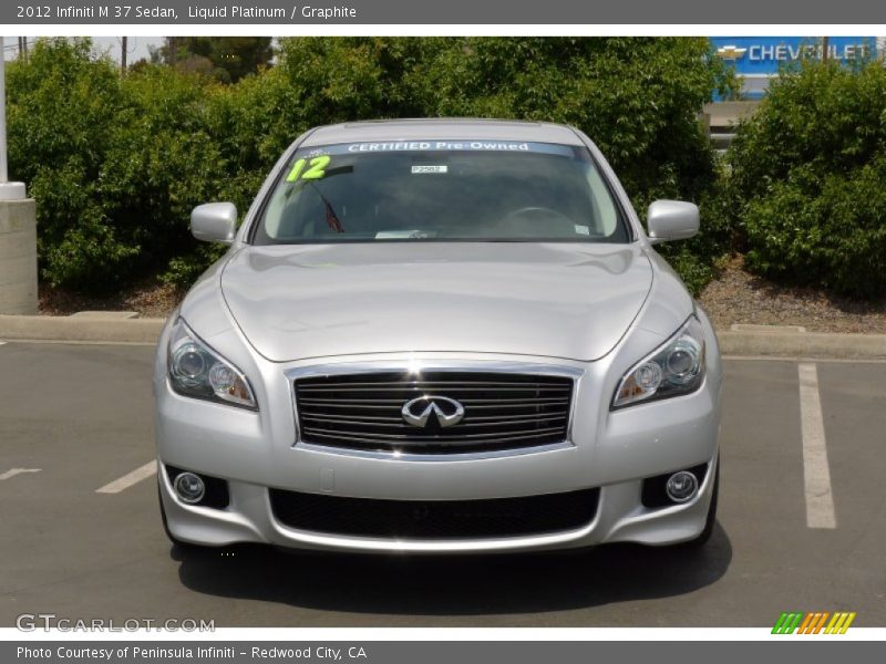 Liquid Platinum / Graphite 2012 Infiniti M 37 Sedan
