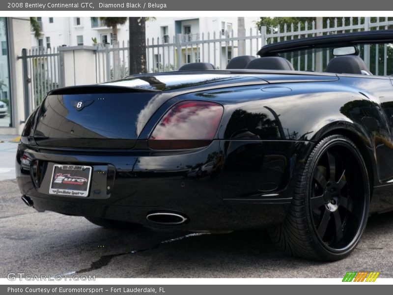 Diamond Black / Beluga 2008 Bentley Continental GTC