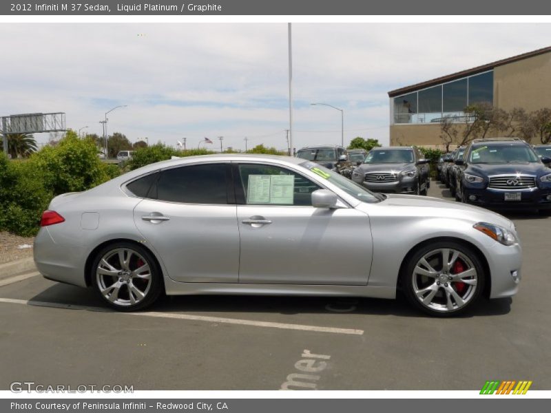Liquid Platinum / Graphite 2012 Infiniti M 37 Sedan