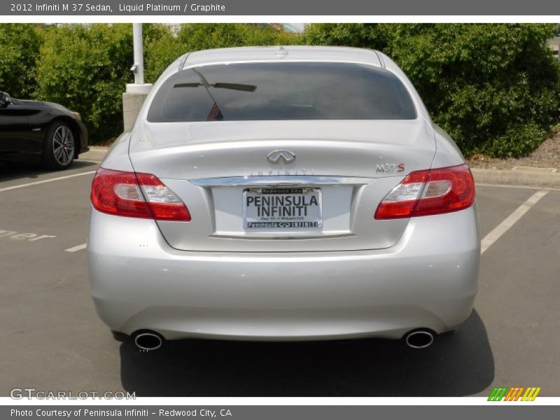 Liquid Platinum / Graphite 2012 Infiniti M 37 Sedan