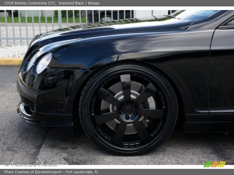 Diamond Black / Beluga 2008 Bentley Continental GTC