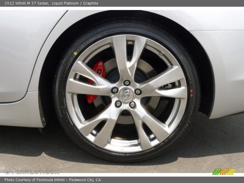 Liquid Platinum / Graphite 2012 Infiniti M 37 Sedan