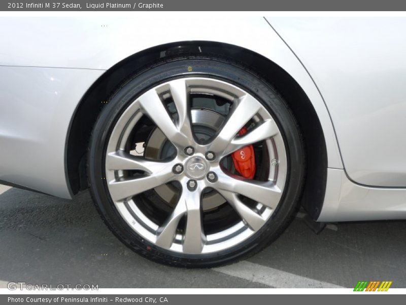 Liquid Platinum / Graphite 2012 Infiniti M 37 Sedan