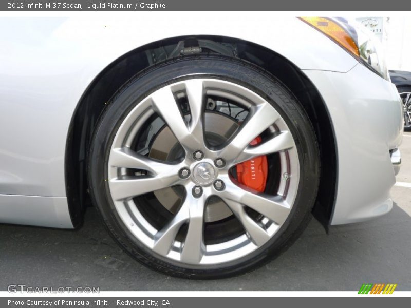 Liquid Platinum / Graphite 2012 Infiniti M 37 Sedan