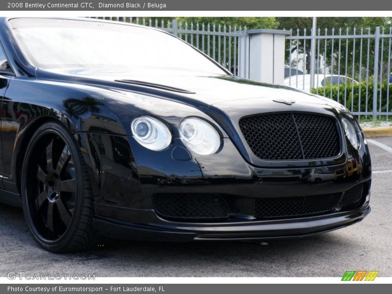 Diamond Black / Beluga 2008 Bentley Continental GTC