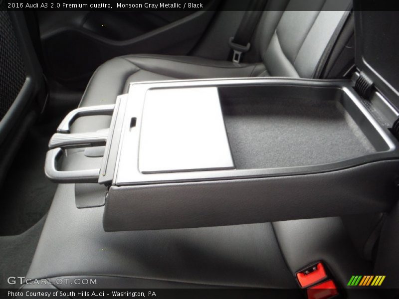 Monsoon Gray Metallic / Black 2016 Audi A3 2.0 Premium quattro