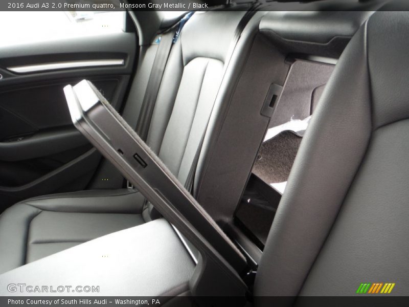 Monsoon Gray Metallic / Black 2016 Audi A3 2.0 Premium quattro