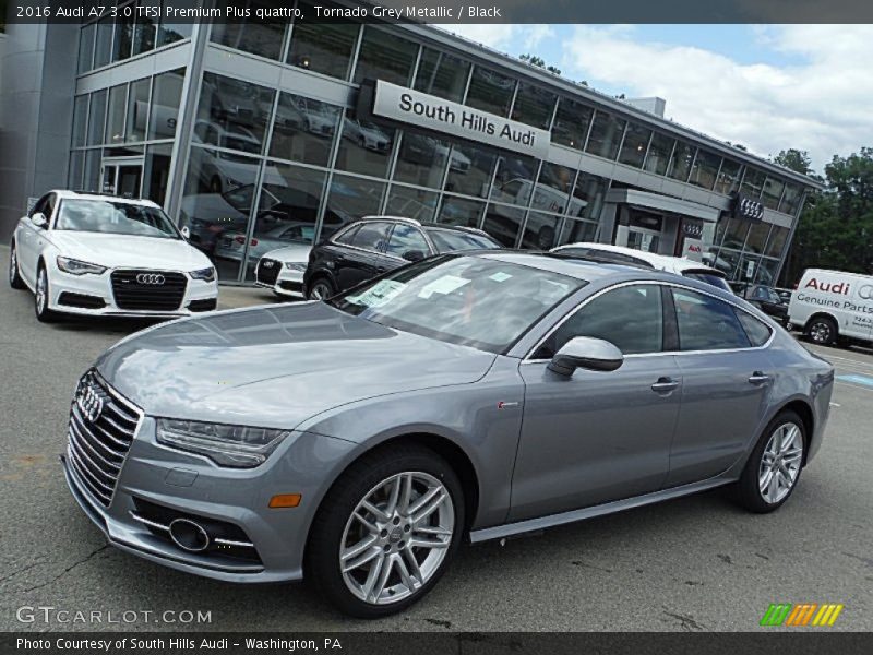 Tornado Grey Metallic / Black 2016 Audi A7 3.0 TFSI Premium Plus quattro