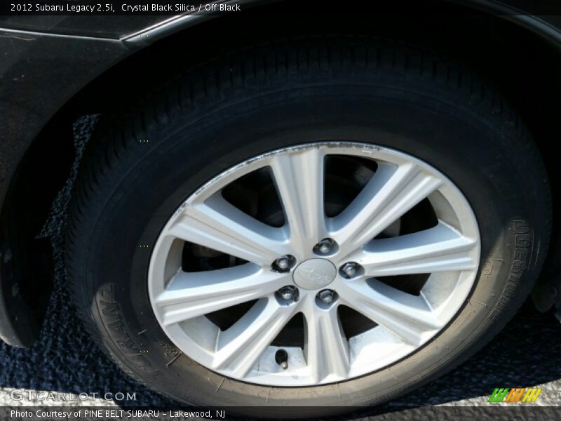 Crystal Black Silica / Off Black 2012 Subaru Legacy 2.5i