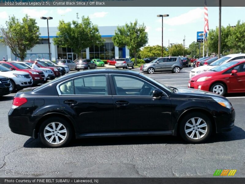 Crystal Black Silica / Off Black 2012 Subaru Legacy 2.5i