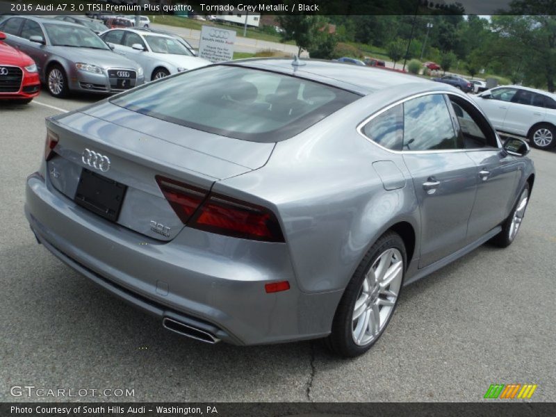 Tornado Grey Metallic / Black 2016 Audi A7 3.0 TFSI Premium Plus quattro