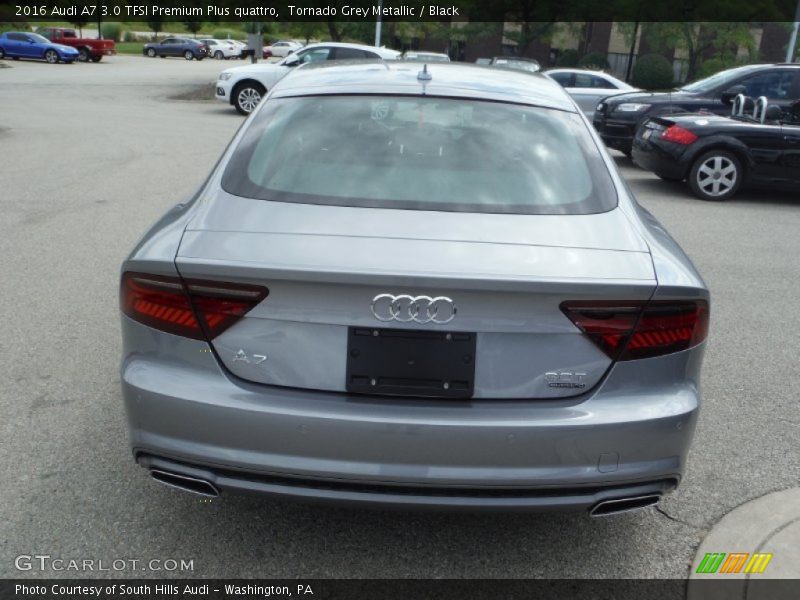 Tornado Grey Metallic / Black 2016 Audi A7 3.0 TFSI Premium Plus quattro