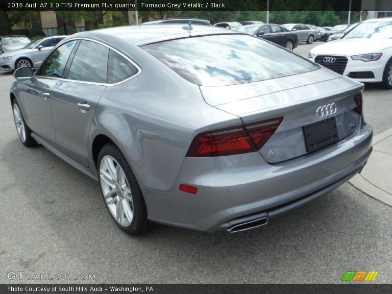Tornado Grey Metallic / Black 2016 Audi A7 3.0 TFSI Premium Plus quattro